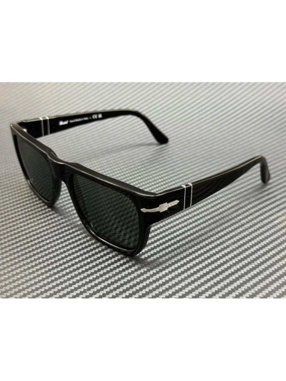 New Persol Men Black Sunglasses 55-20-145